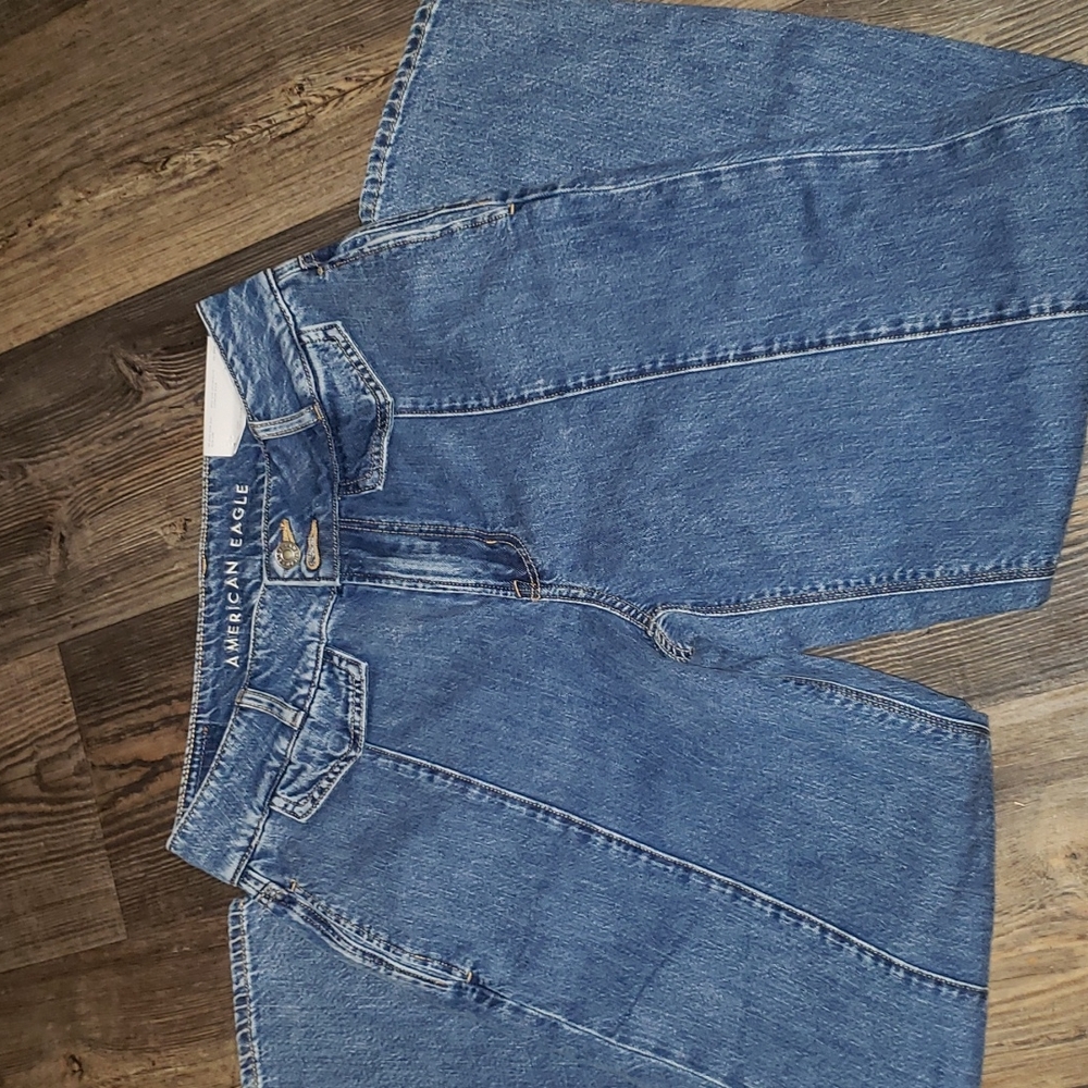 Nwt relaxed mom jeans size 4 (27) long high rise ⭐